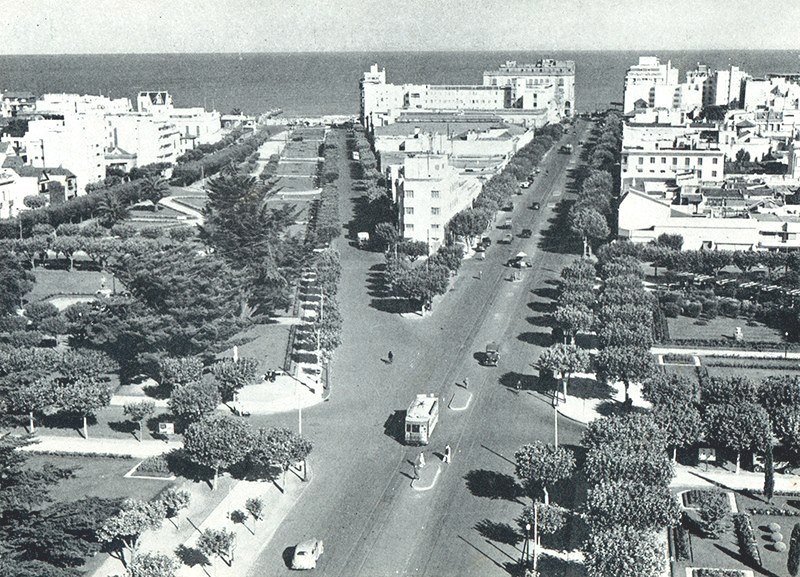Avenida Luro y diagonal Circa 1940