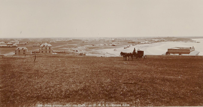 Vista ciudad circa siglo XIX
